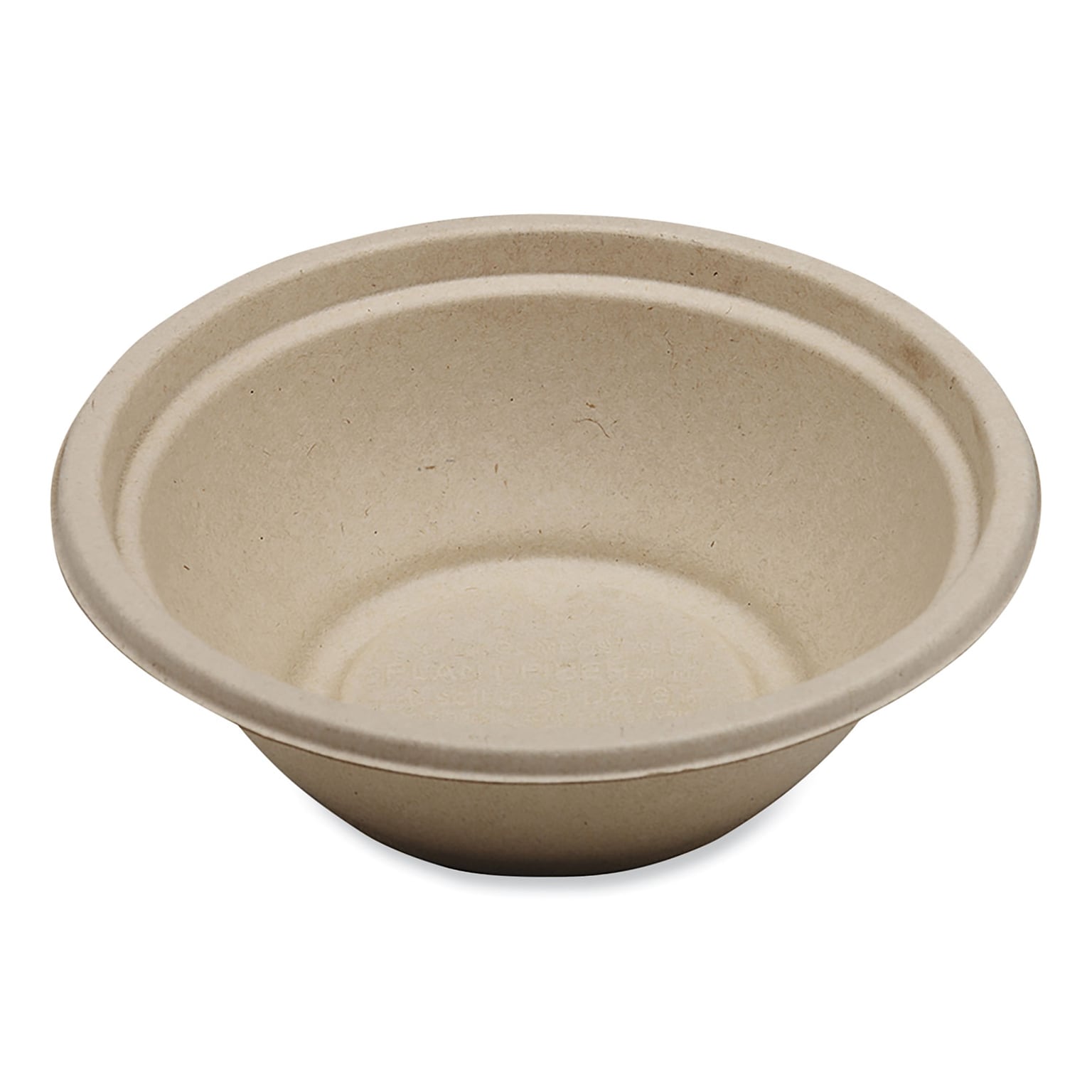 World Centric Fiber Bowl, 24 oz., Natural, 500 Bowls/Carton (BO-SC-U24-LFP)