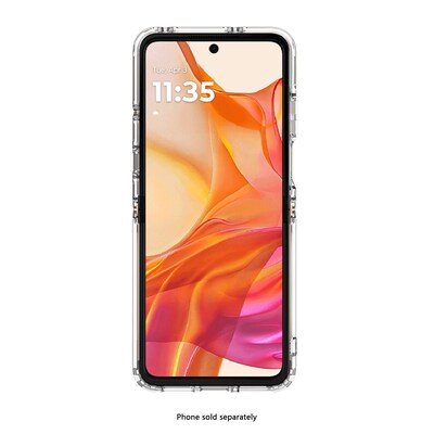 SaharaCase Venture Series Phone Case for Motorola Razr Ultra, Shock Absorbing, Clear (CP00849)