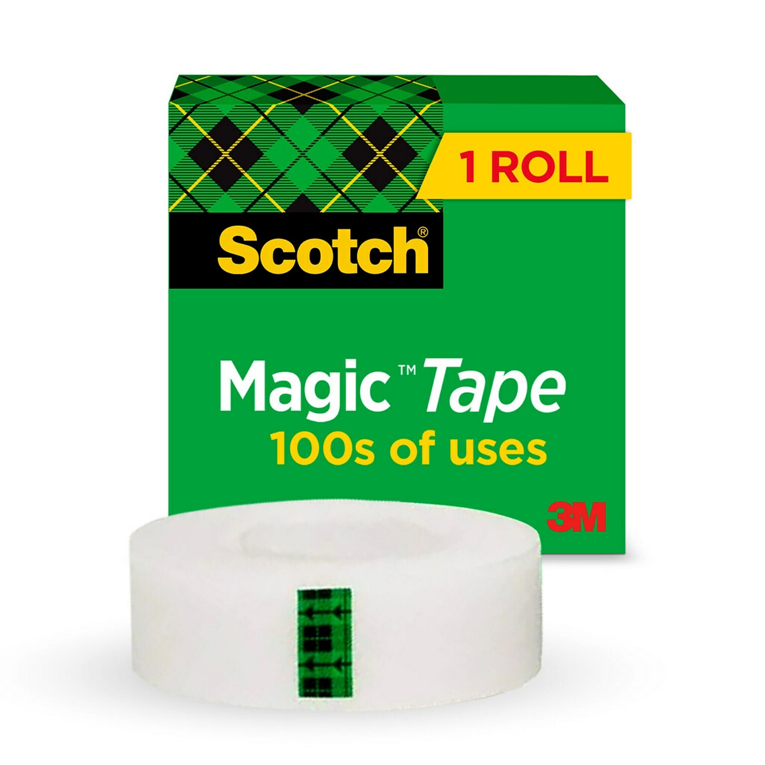 Scotch Magic Invisible Clear Tape Refill, 0.75 x 36 yds., 1 Core (810-341296)