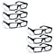 Boost Eyewear Reading Glasses +1.25 Rectangular Frames Black Only (26125)