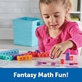 Learning Resources MathLink Cubes Kindergarten Math Activity Set: Fantasticals!, Multicolor (LER 933