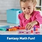 Learning Resources MathLink Cubes Kindergarten Math Activity Set: Fantasticals!, Multicolor (LER 9331)