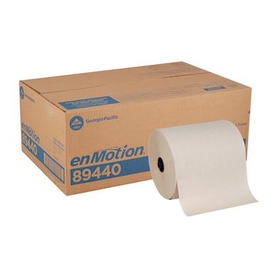 enmotion Recycled Hardwound Paper Towels, 1-ply, 700 ft./Roll, 6 Rolls/Carton (89440)