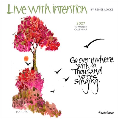 2027 BrownTrout Live with Intention 12 x 12 Monthly Wall Calendar (9798330713318)
