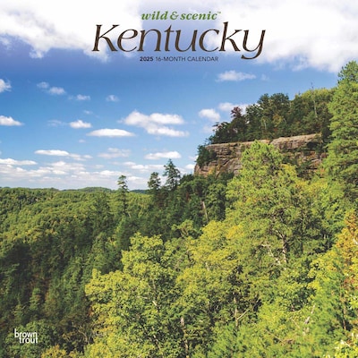 2025 BrownTrout Kentucky Wild & Scenic 12 x 12 Monthly  Wall Calendar (9781975475000)