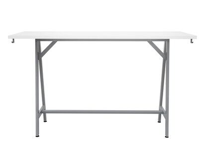 Safco Spark Teaming Table, 24 x 72, Designer White (SPK7224SLDSWT)