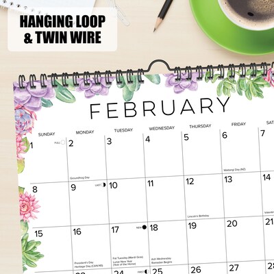 2026 Willow Creek Succulents 12" x 12" Monthly Wall Calendar (54765)