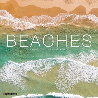 2027 Willow Creek Beaches 7 x 7 Monthly Wall Calendar (63910)