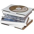 Corrugated CD Mailers; Hold one CD, 5-5/8Lx5Wx7/16D; Bundle of 50