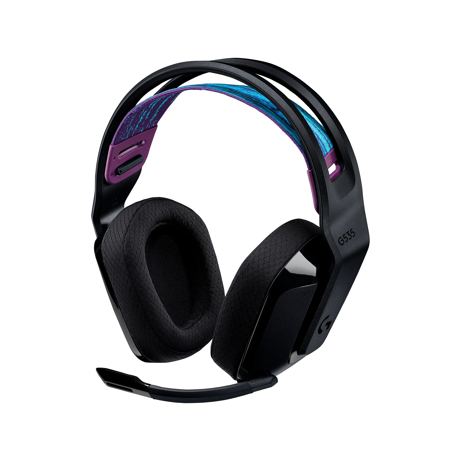 Logitech G535 LIGHTSPEED Wireless Stereo Gaming Headset, Black (981-000971)