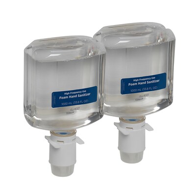enMotion Moisturizing Foaming Hand Sanitizer Dispenser Refills by GP PRO, 1000 mL., 2/Carton (42336)