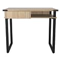 Safco Mirella SOHO 36W Table Desk with Drawer, Sand Dune (5512SDD)