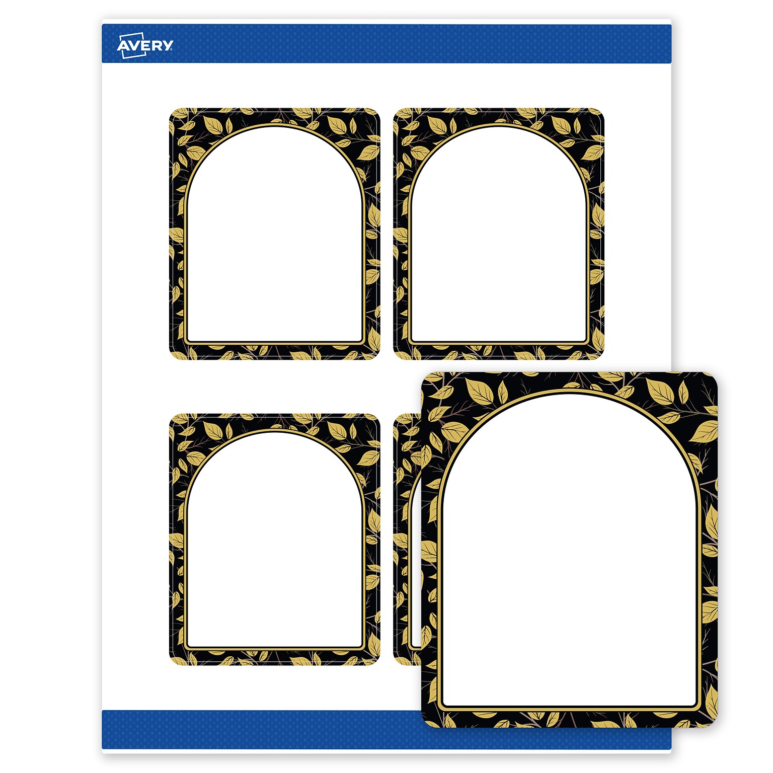 Avery Rectangle Laser/Inkjet Multipurpose Labels, 4 x 3-1/3, White, 40/Pack (19479370835)