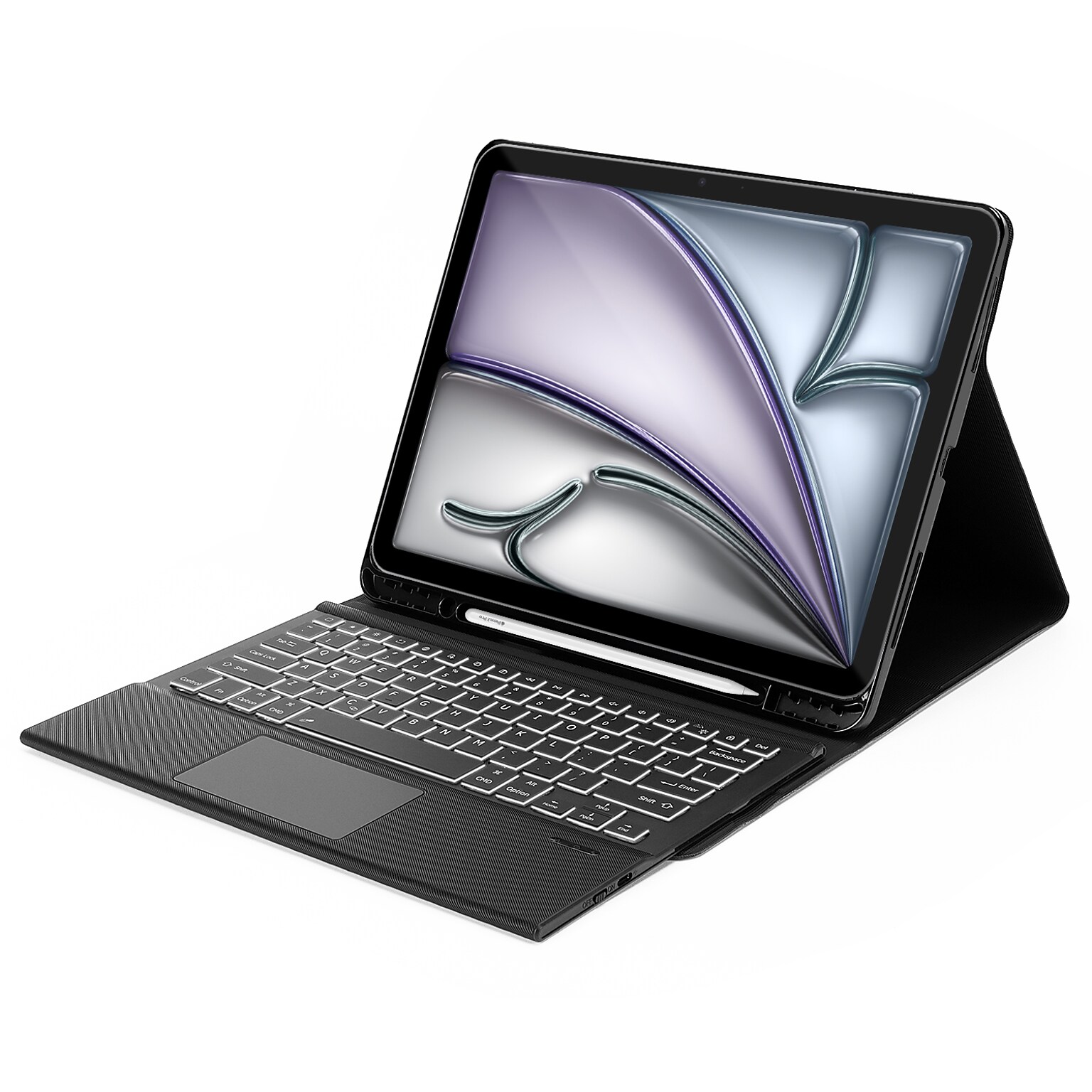 SaharaCase Navigate Series Keyboard Case for iPad Air 13 (M3/M2), Scorpion Black (TB00418)