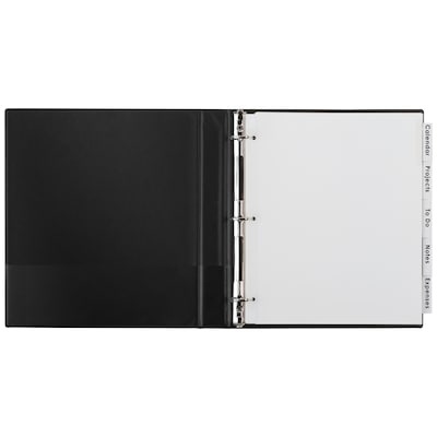 Avery Big Tab Extra-Wide Insertable Paper Dividers, 5 Tabs, Clear (11221)