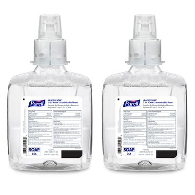 PURELL Foaming Hand Soap Refill for Dispenser, 2/Carton (6582-02)