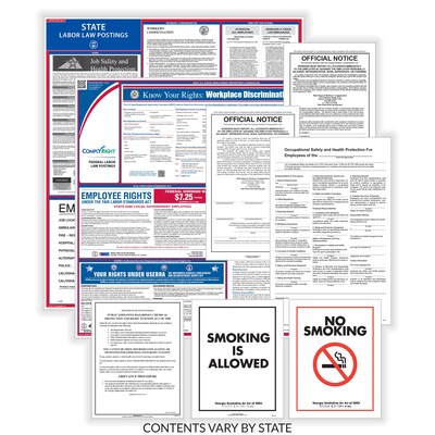 ComplyRight Federal, State and Public Sector (English) Labor Law Poster Set, North Carolina (EFEDSTC