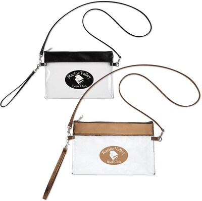 Game Day Clear Wristlet Pouch
