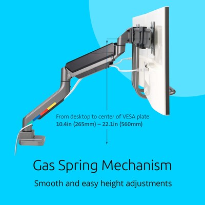Kensington SmartFit™ Dual Monitor Arm with Crossbar and Handle (K58272WW)