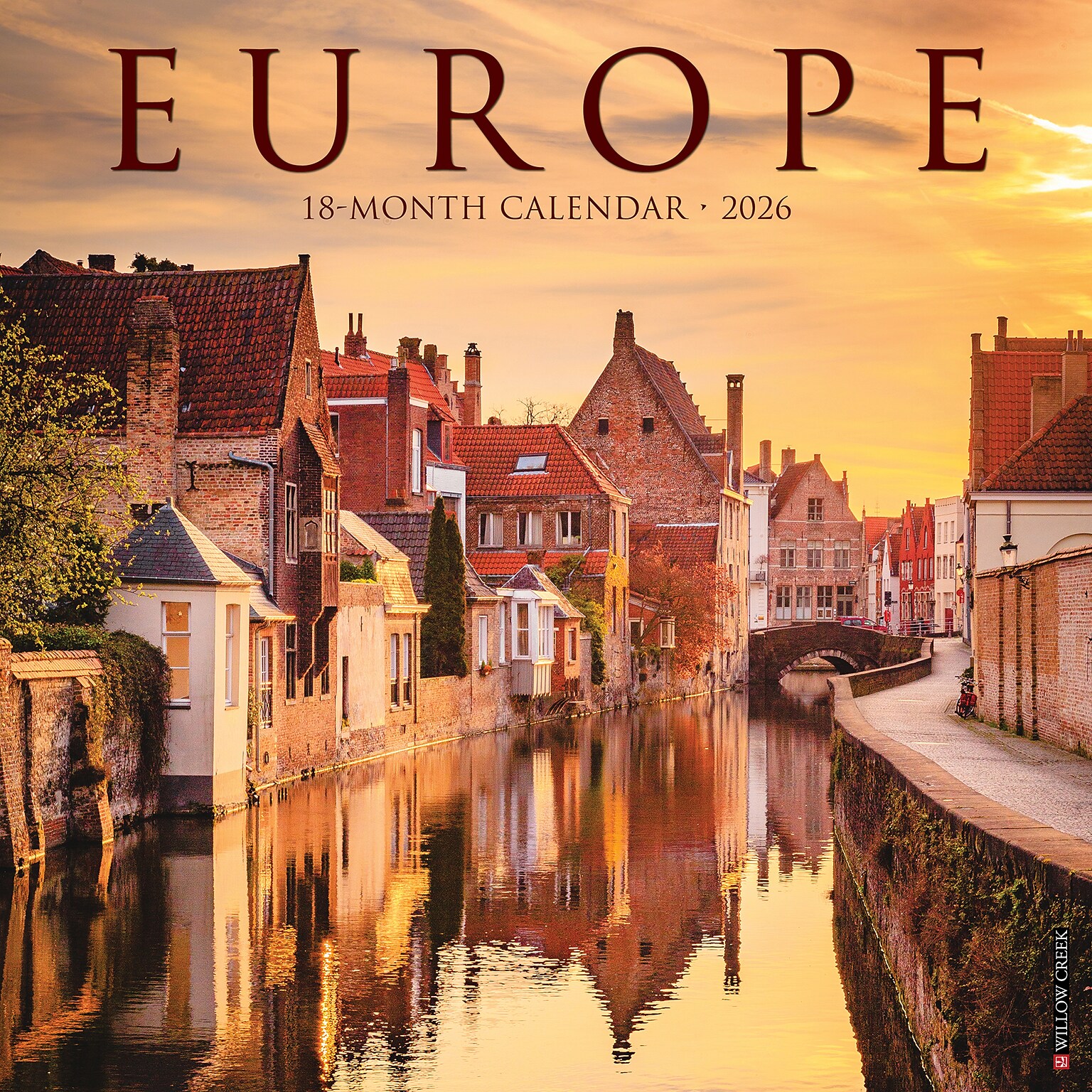 2026 Willow Creek Europe 12 x 12 Monthly Wall Calendar (51054X)