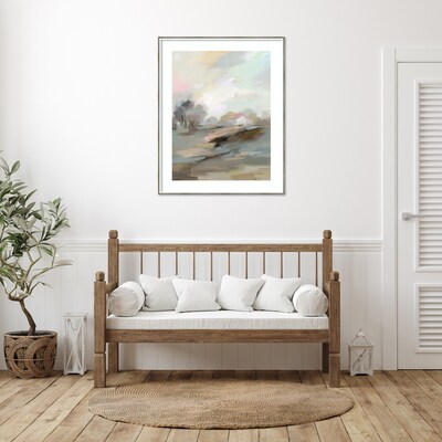 Amanti Art Farm in April by Silvia Vassileva Wood Framed Wall Art Print, 33 x 41 (A42677390637)