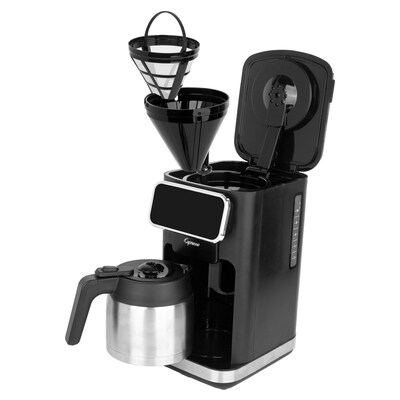 Capresso Touch Screen 10-Cups Automatic Drip Coffee Maker, Black (496.05)