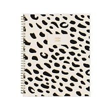 2024-2025 Blue Sky Ashley G Leopard Black 8.5 x 11 Academic Weekly & Monthly Planner, Plastic Cove