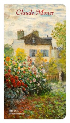 2025 BrownTrout Claude Monet 3.5 x 6.5 Monthly Two Year Pocket Planner, Paper Cover, Multicolored (9781975474362)