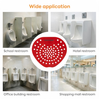Coastwide Professional Urinal Screen, Cherry Scent, 12/Box (CW61762)