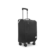 Solo New York Re:treat Polyester Carry-On Spinner Luggage, Black (UBN930-4)