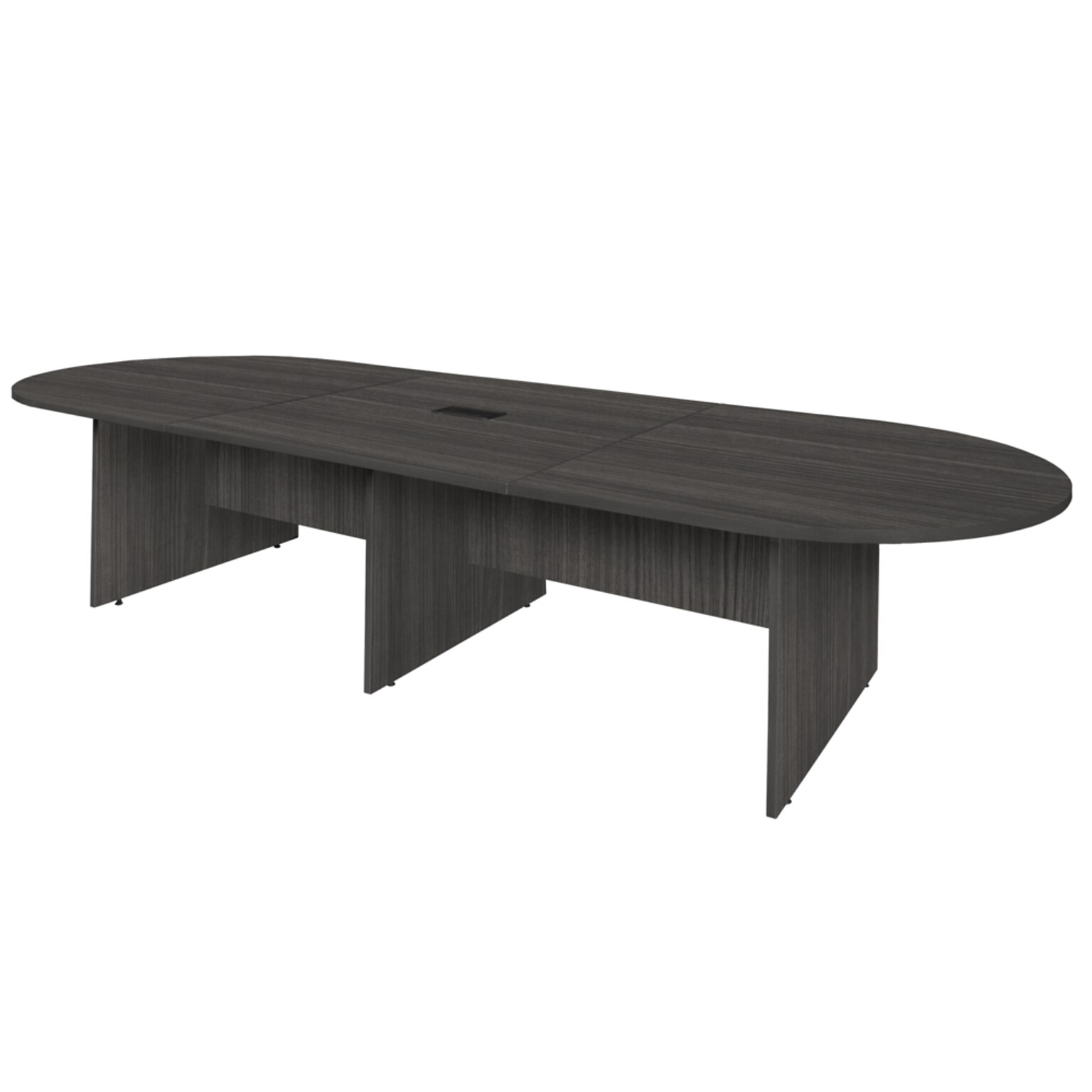 Regency Legacy 168W x 52D Racetrack Shaped Conference Table With Grommet, Ash Grey (LCTRT16852AG)