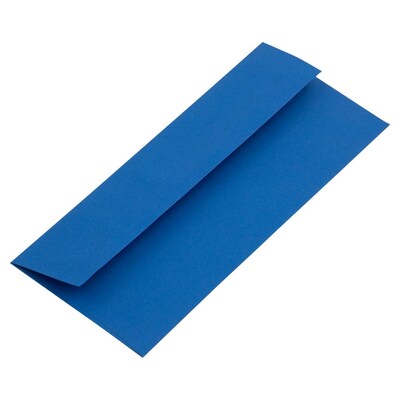 JAM Paper #10 Business Envelope, 4-1/8" x 9-1/2", Blue, 25/Pack (463916900)