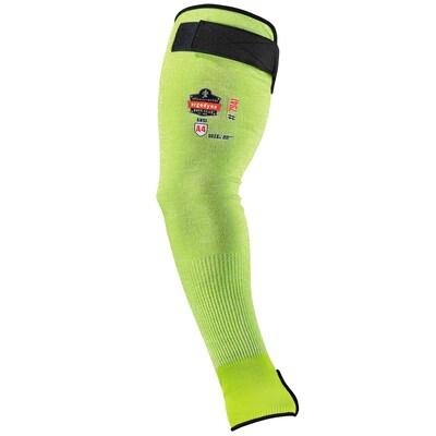 Ergodyne ProFlex 7941-PR Cut-Resistant Arm Sleeve, ANSI A4, Lime, 22 in, 144 Pairs (17949)