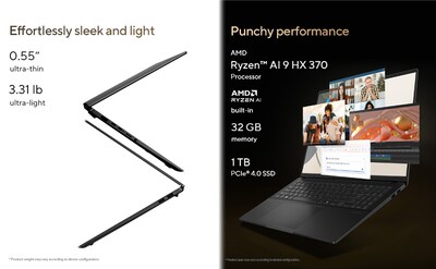 ASUS Vivobook S 15 OLED 15.6" Laptop, Copilot+PC, AMD Ryzen AI 9 HX 370, 32GB RAM, 1TB SSD, + 17 hours battery, Windows 11