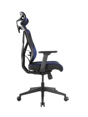 Tempur-Pedic Blaze Fabric Gaming Chair, Black/Blue (TP-BLAZE-BLU)