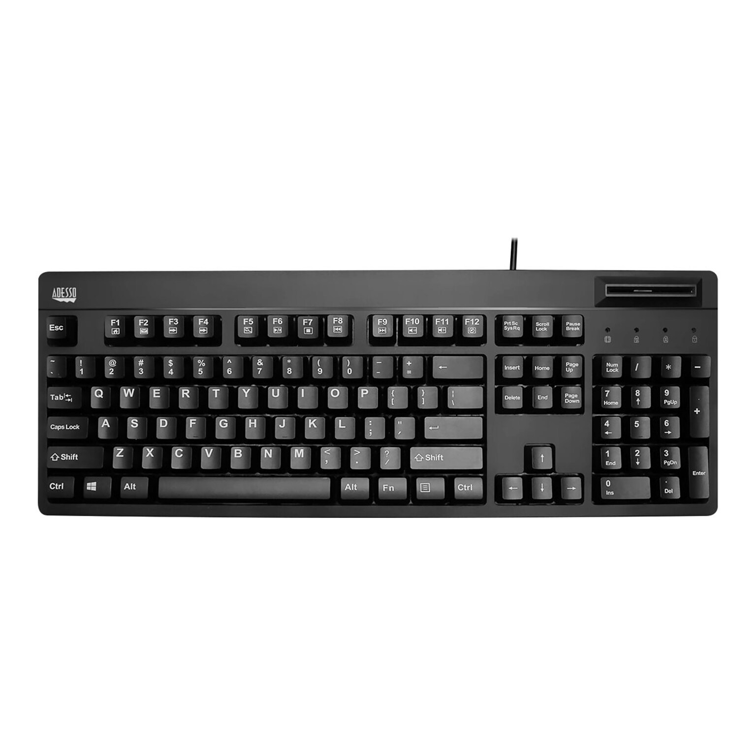 Adesso EasyTouch Keyboard, Black (AKB-630SB-TAA)