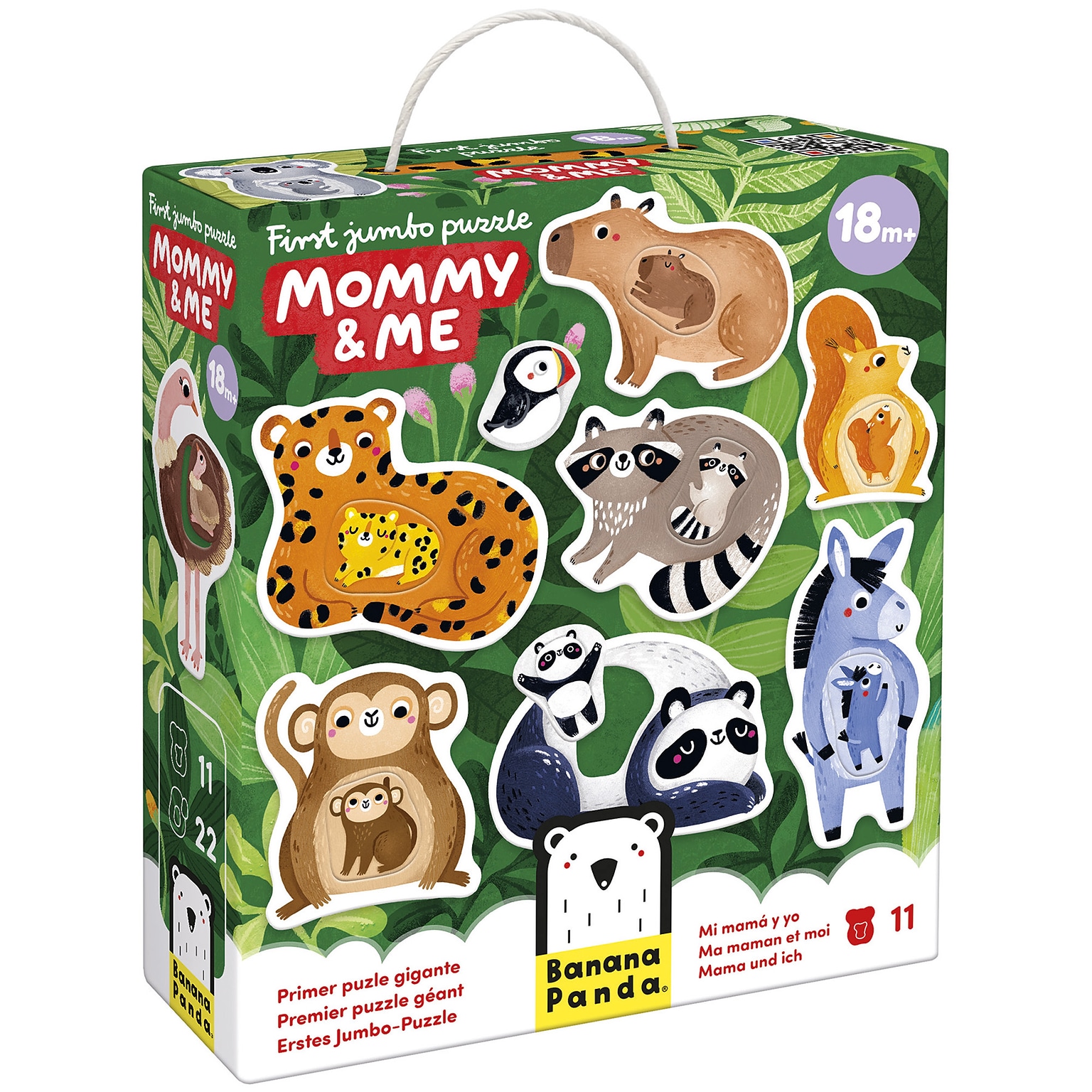 Banana Panda Mommy & Me First Jumbo Puzzle, 2/Set (BPN49346)