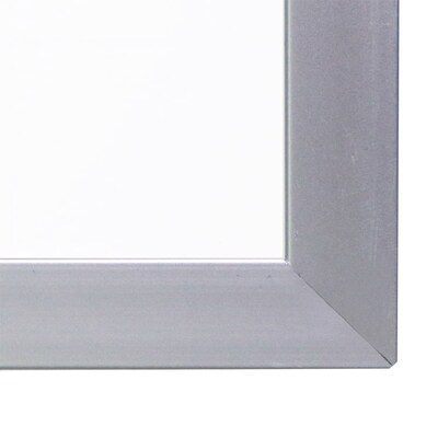 Ghent Calendar Whiteboard with Aluminum Frame, 1 Month Calendar, Magnetic, 4'H x 6'W (GRPM331M-46)