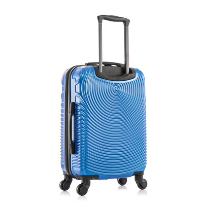 DUKAP Inception 22.04" Hardside Suitcase, 4-Wheeled Spinner, TSA Checkpoint Friendly, Blue (DKINC00S-BLU)