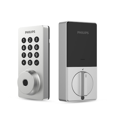 Philips Smart Wi-Fi Door Lock with Push Button Lighted Keypad and Lever Set