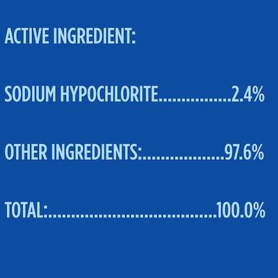Clorox Disinfecting Toilet Bowl Cleaner with Bleach, Rain Clean Scent, 24 Oz., 2/Pack, 6 Packs/Carton (30924)