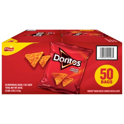 Doritos Nacho Cheese Tortilla Chips & Welchs Mixed Fruit Snacks, 2/Pack (600-04174)