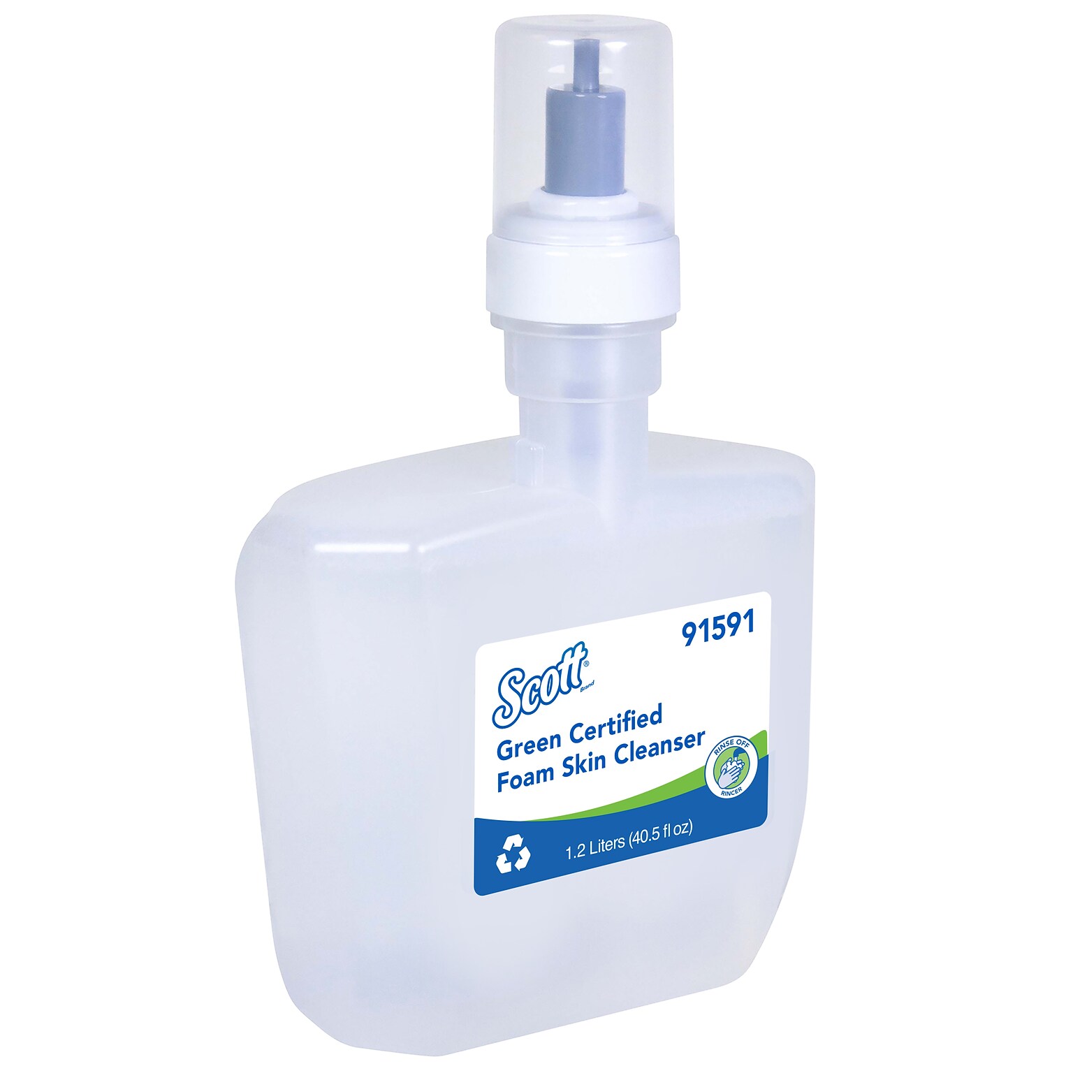 Scott Foaming Hand Soap Refill, Clear,  1.2 Liters, 2/Case (91591)