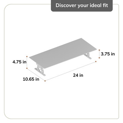 Anji Mountain Acacia Wood Monitor Stand, Up to 32" Monitor, Natural (MS-MNG-02MNG)