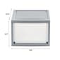 Iris Storage Drawer, Gray/Translucent White, 4/Pack (500161)