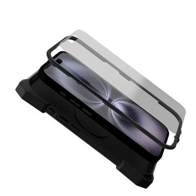 Joy Factory aXtion Edge MagSafe Waterproof Protective Case for iPhone 16, Shockproof, Black (CPA320S