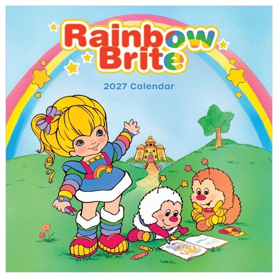 2027 TF Publishing Rainbow Brite 12 x 12 Monthly Wall Calendar, Multicolored (27-1123)