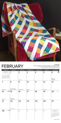 2027 Willow Creek Art of the Quilt 12" x 12" Monthly Wall Calendar, Assorted Colors (58855)