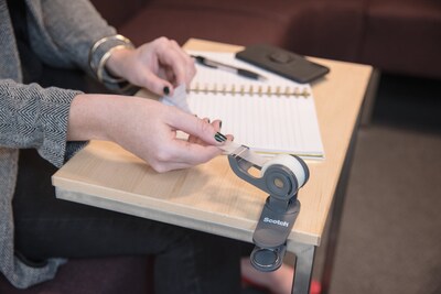 3M Scotch Clip & Twist Desktop Tape Dispenser, Gray (C19CLIP)