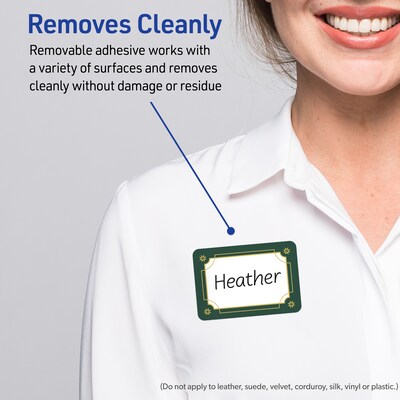 Avery Rectangle Multipurpose Labels, 2-1/3" x 3-3/8", White, 80/Pack (19479370392)